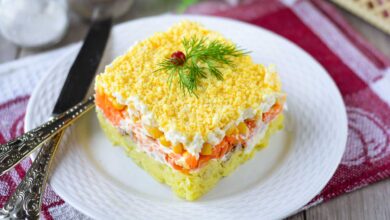 Mimoza salatı necə hazırlanır?