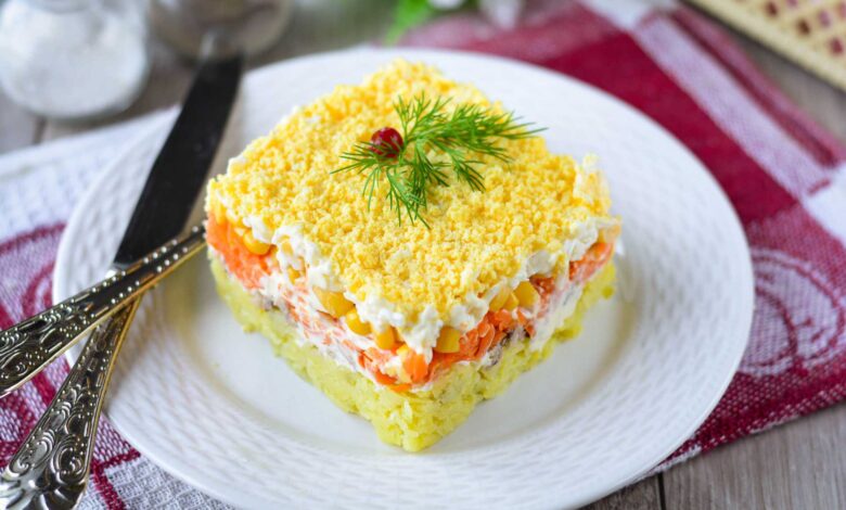 Mimoza salatı necə hazırlanır?