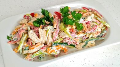 Toyuq salatı necə hazırlanır?