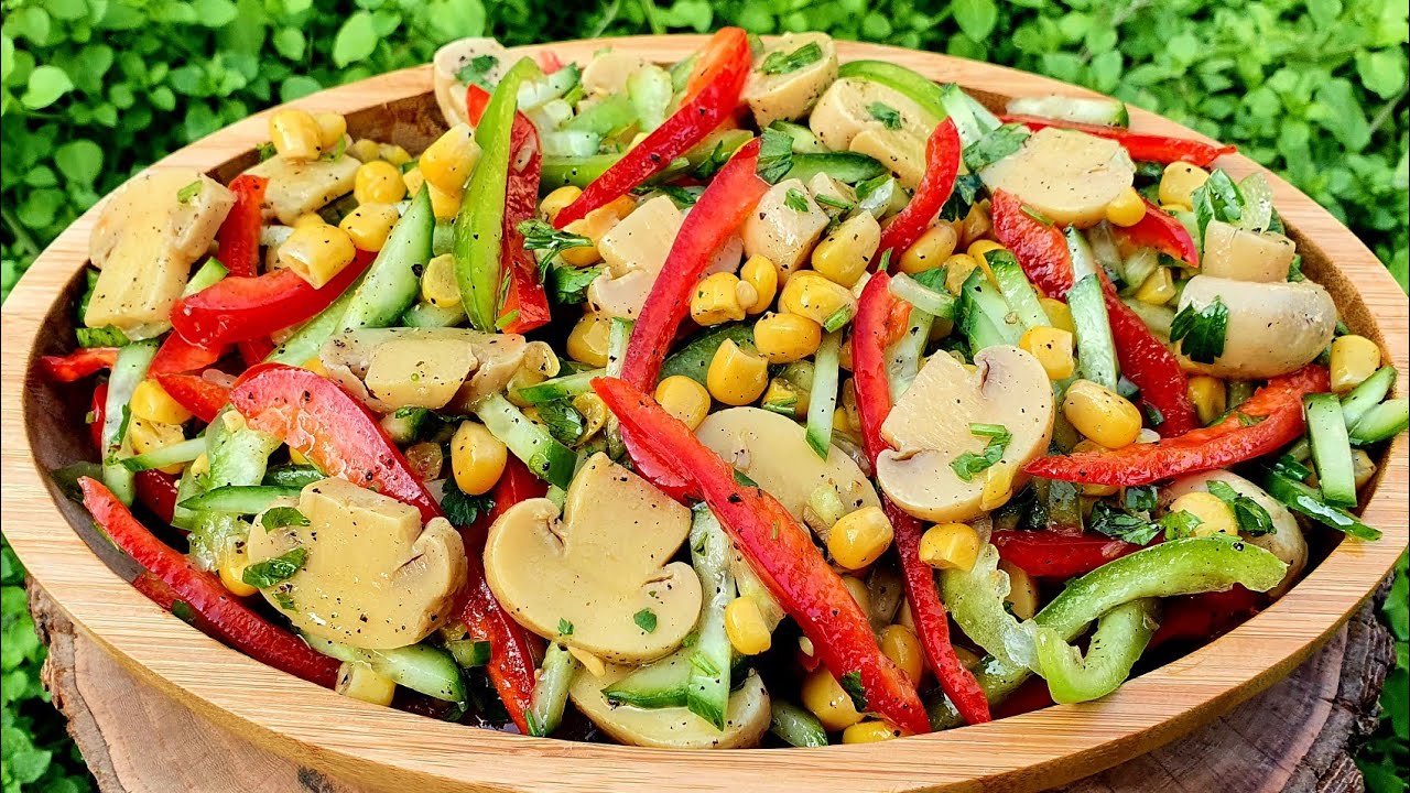 Göbələk salatı necə hazırlanır?