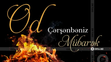 Od çərşənbəsinə aid təbrik mesajları